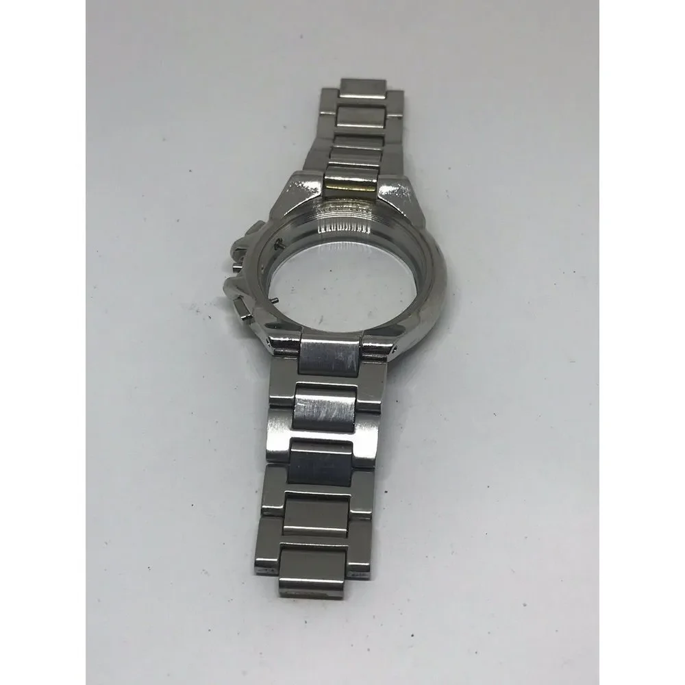 Michael Kors Watch Bracelet Links Case Use For Parts Used Band Z257 20mm Twotone